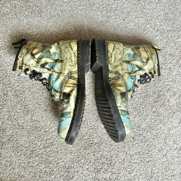 Dr. Martens X Tate William Blake 1460 Pascal Leather Boots - Picture 3 of 8